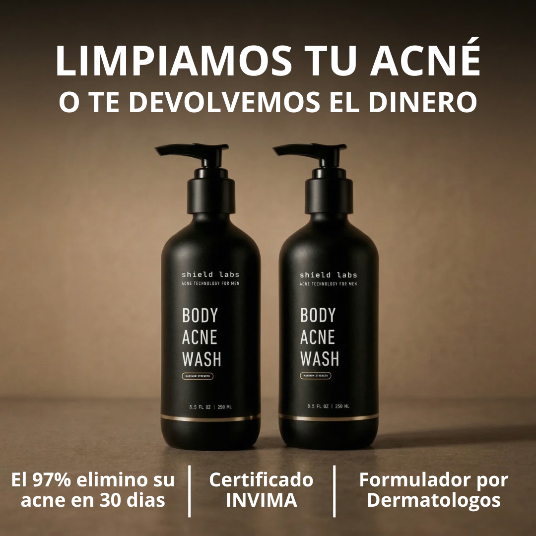 Shield - Jabón Dermatologico para el Acné Masculino