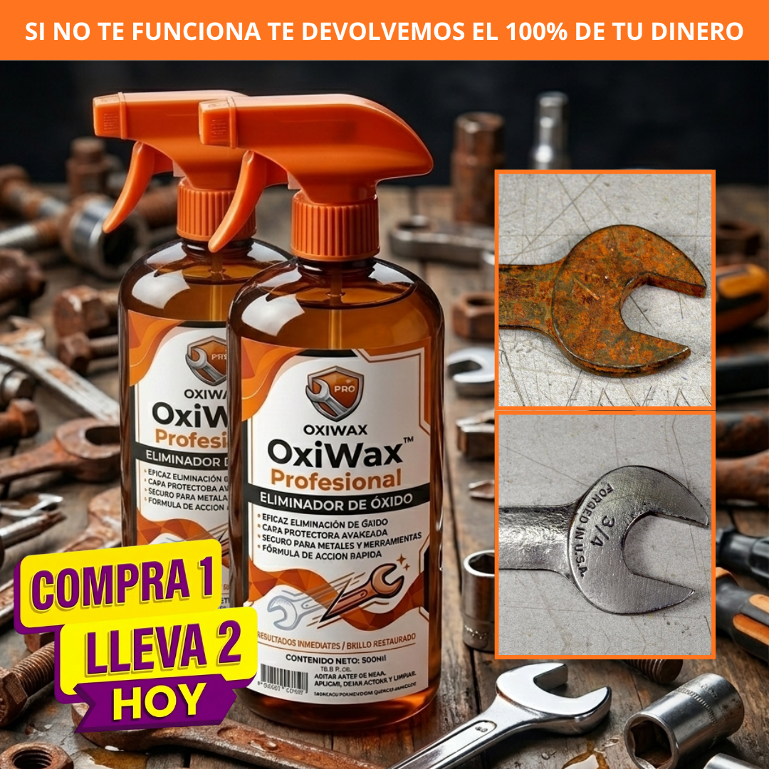 OxiWax™ Profesional - Eliminador Aleman de Oxido