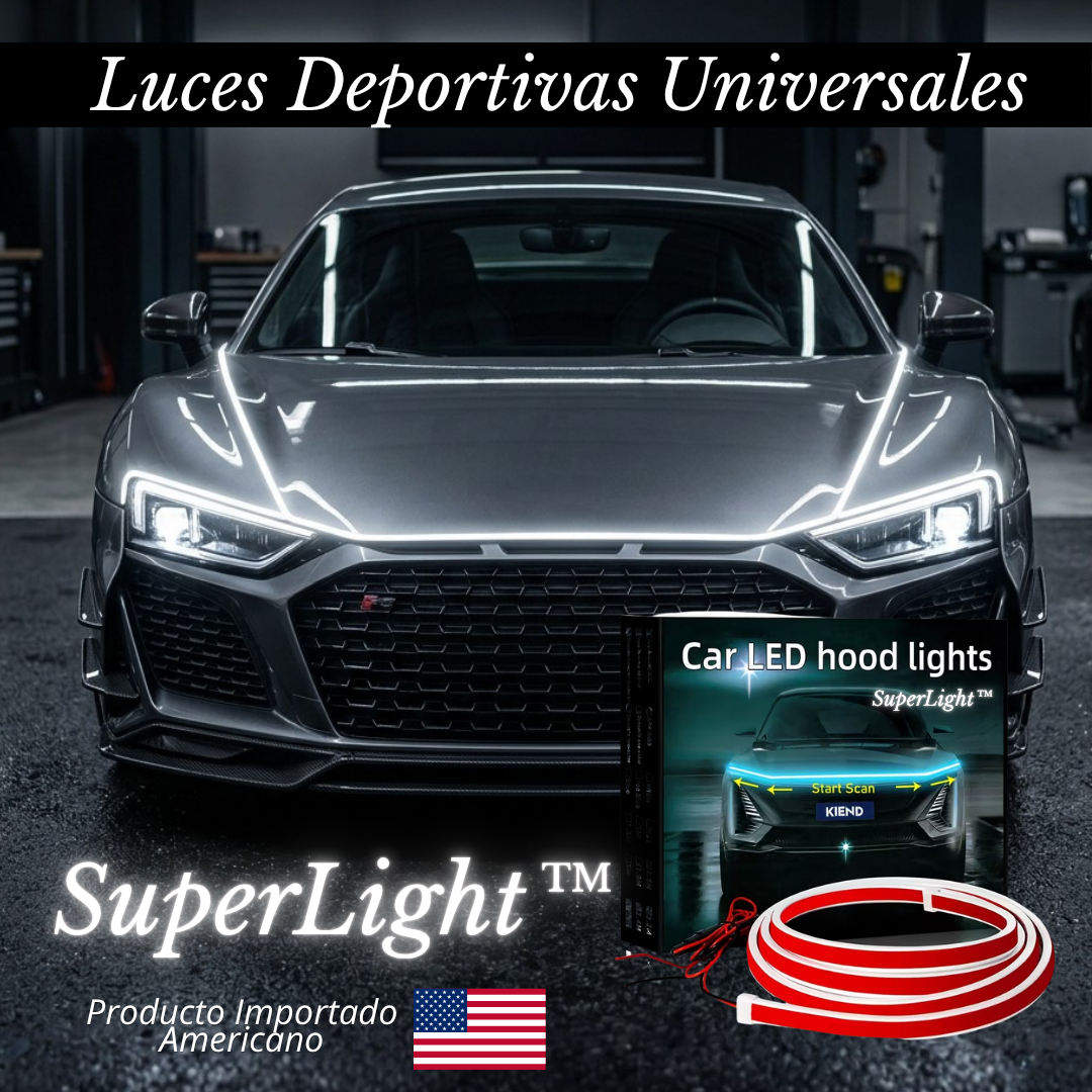SuperLight™ - Luces deportivas de lujo para capo (1.8 Metros)