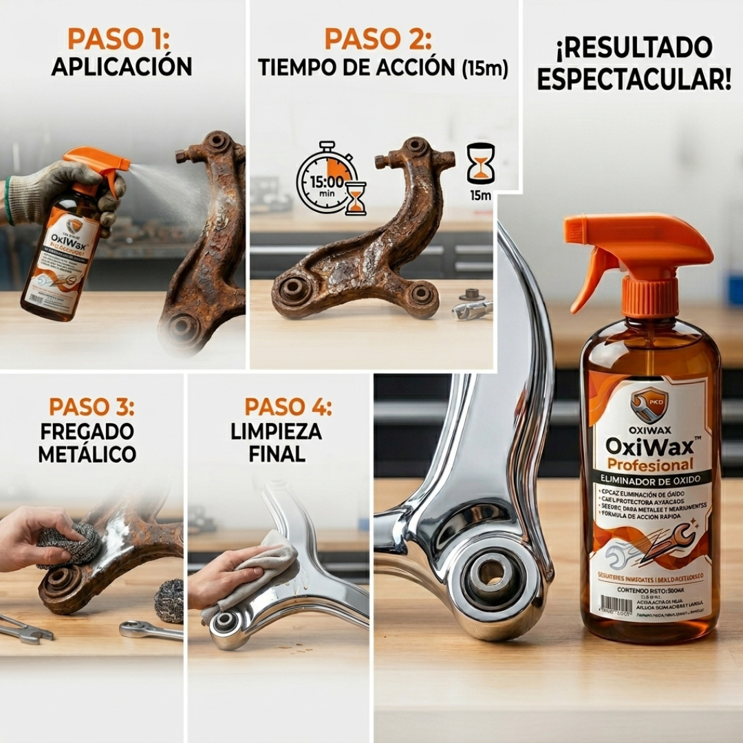 OxiWax™ Profesional - Eliminador Aleman de Oxido