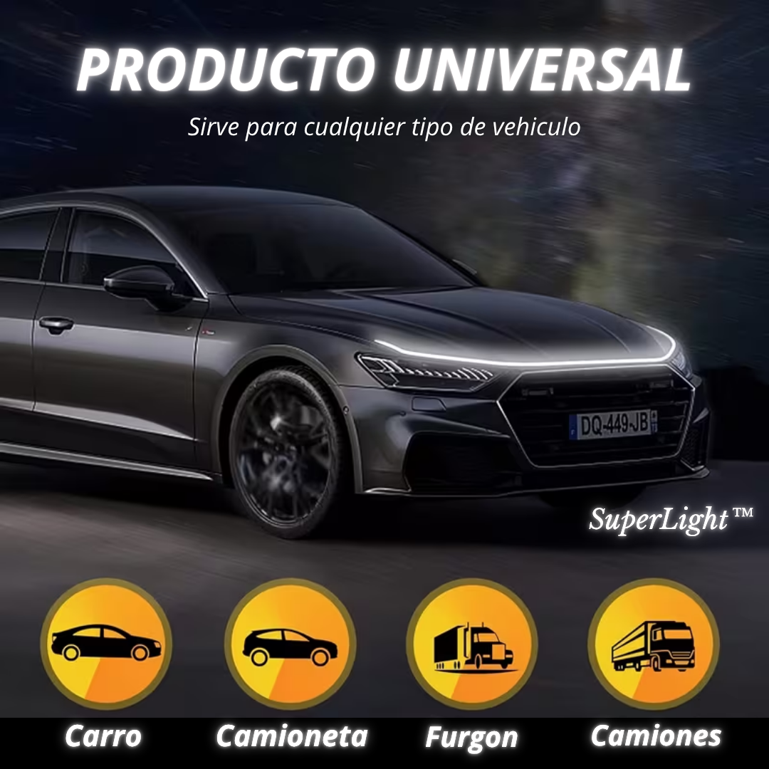 SuperLight™ - Luces deportivas de lujo para capo (1.8 Metros)