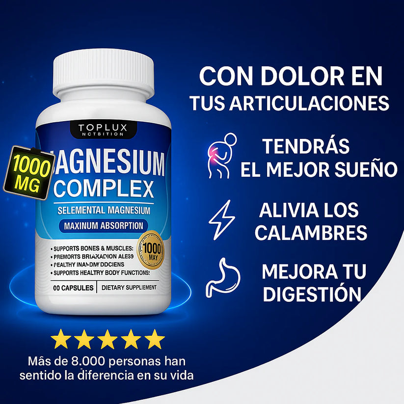 Complejo de Magnesio 8 en 1 🇺🇸 Producto Original Importado